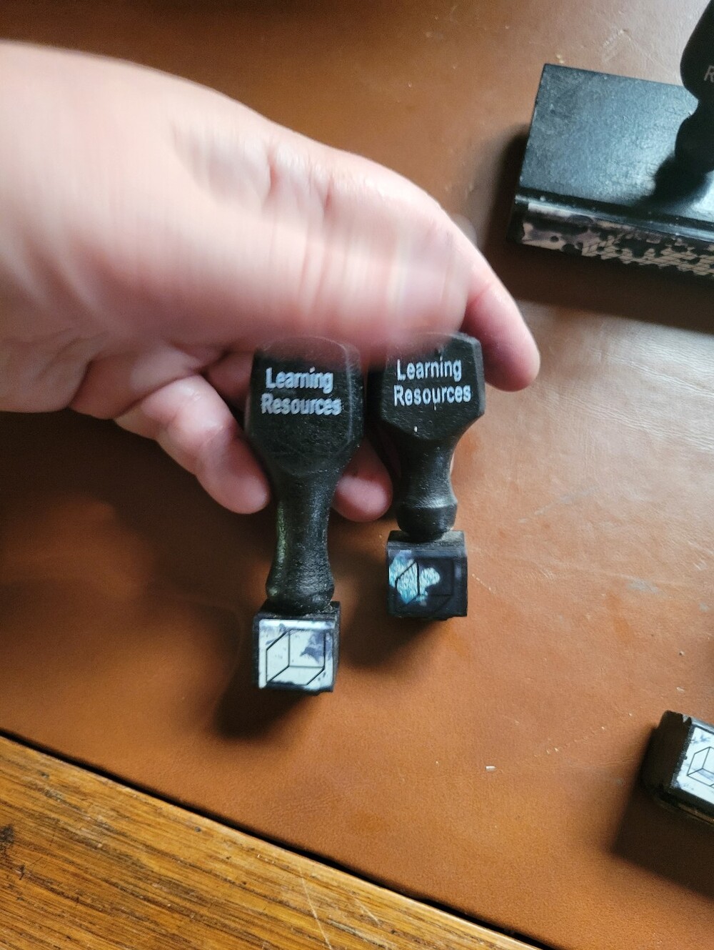 vintage Learning Resources Base-10 Math Stamp Set - Picture 7 of 12